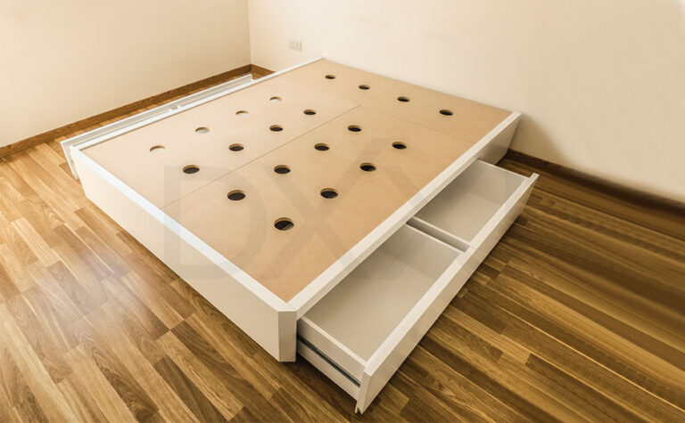 Cama con Cajones Laqueada Modelo Nova DXXI Fábrica de Muebles